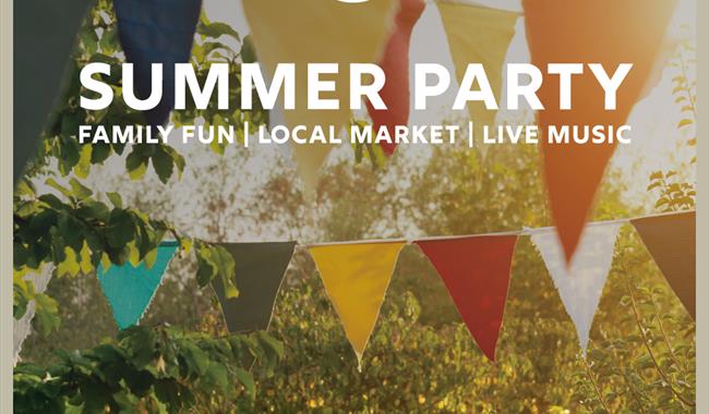Summer Party: Family Fun, Local Market & Live Music Saturday 28th June