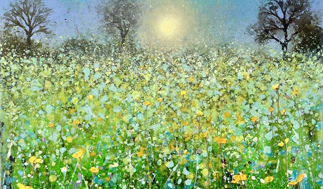Meadow Landscape Painting