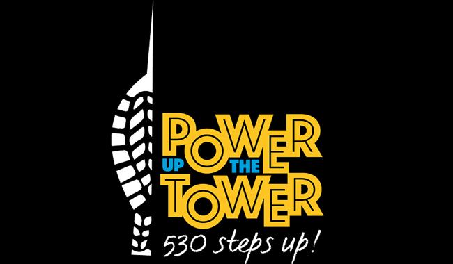 Logo for Sweat's Power up the Tower event