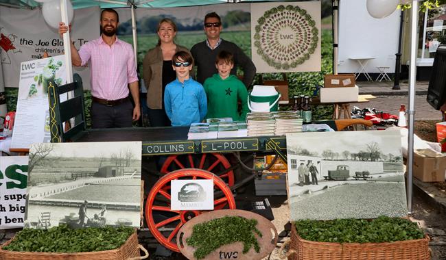 The Watercress Company stand at the Watercress Festival in Alresford