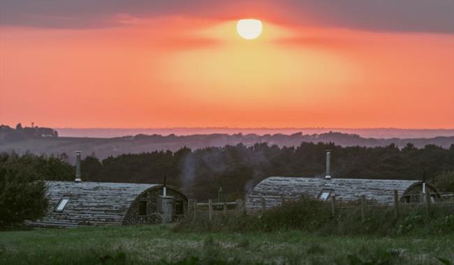 Tom's Eco Lodge at Tapnell Farm