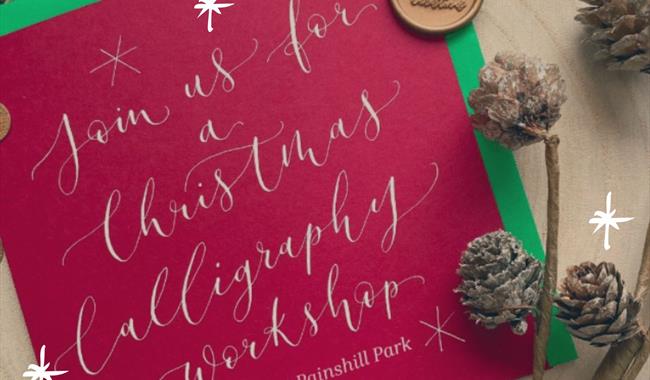 Christmas Calligraphy at Painshill