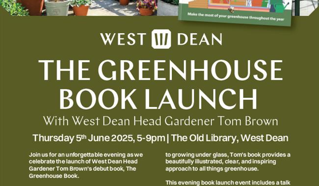 The Greenhouse Book Launch with Tom Brown