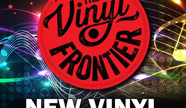 Text: New Vinyl Tunes From 2020 To Today Image: Logo Jeff Lloyd Presents The Vinyl Frontier