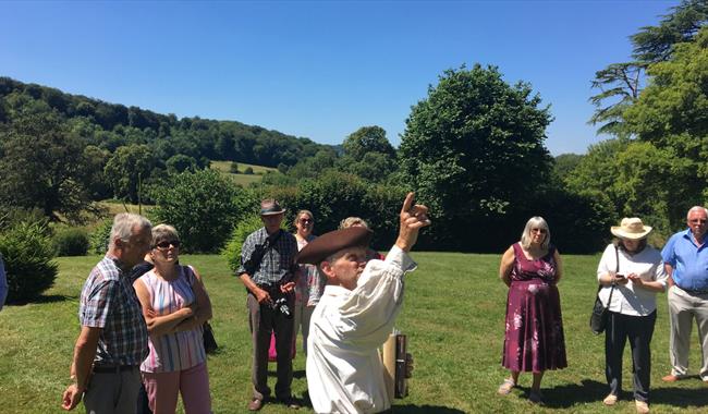 People being given a tour