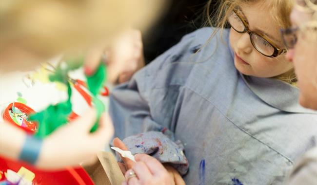 Craft activities at the Roald Dahl Museum