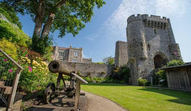 Lewes Castle in Lewes, East Sussex