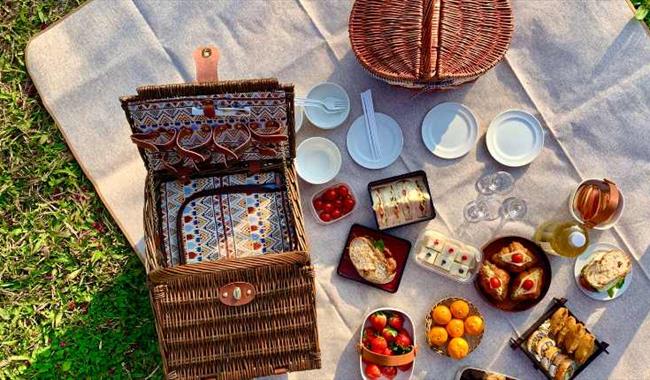 Picnic at the castle - Guildford Castle Grounds Surrey