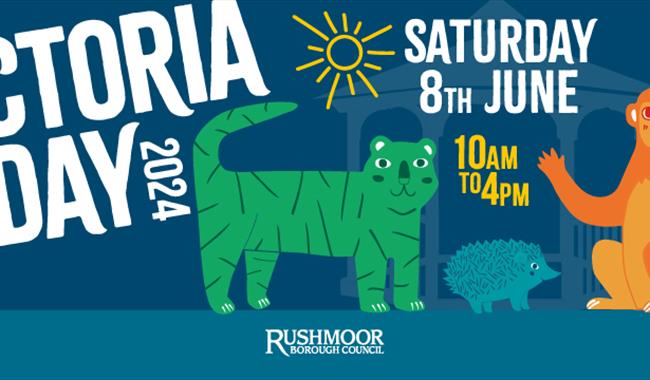 Victoria Day 10am to 4pm Aldershot Town Centre. Free, www.rushmoor.gov.uk/victoriaday