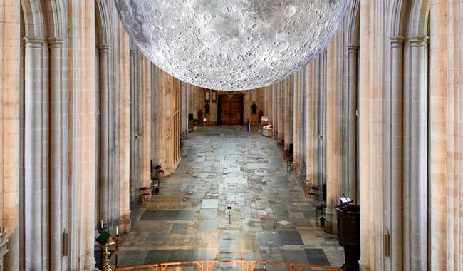 Museum of the Moon at Winchester Cathedral