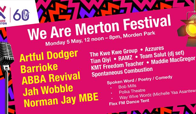 Poster detailing line up for the festival