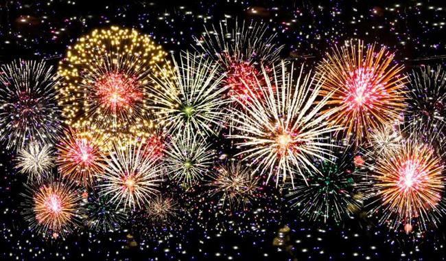 Winchester Fireworks and Torchlight procession