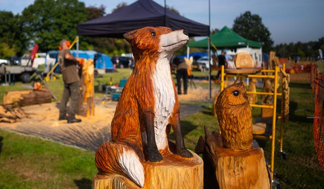 Wood Carvings at Woodfest