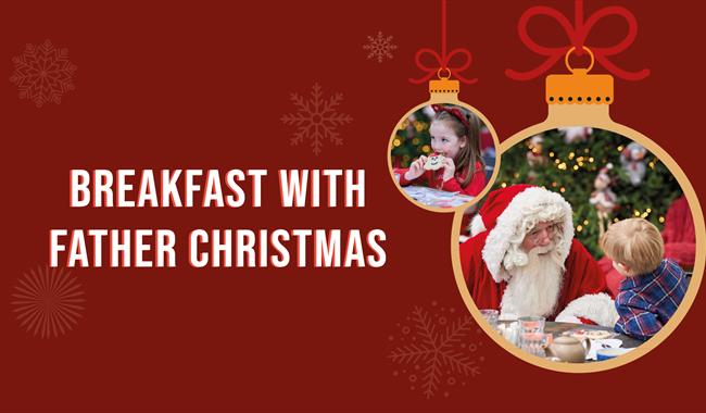 Breakfast with Father Christmas at Hillier Garden Centre Botley