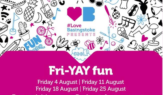 Fri-YAY fun in Basingstoke Town Centre