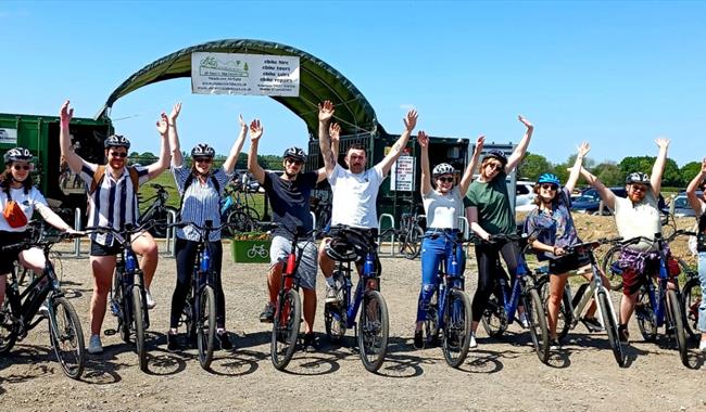 Vineyard tours on an electric bike