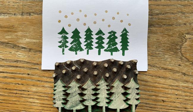 Christmas Block Printing Workshop