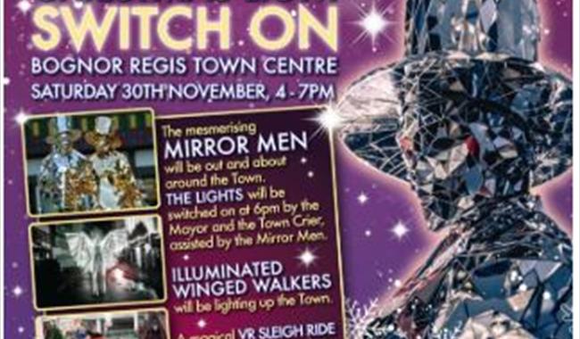 Bognor Regis Town Centre Light Switch On