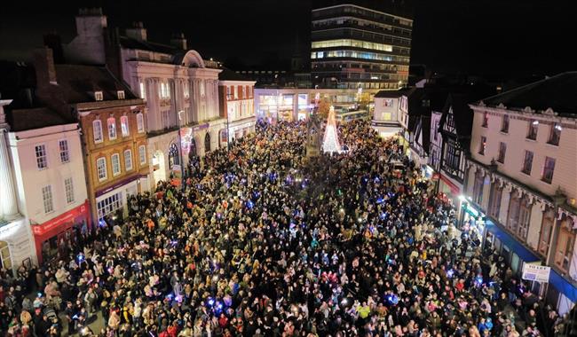 Maidstone Christmas Light Switch On