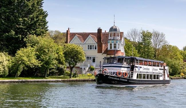 Caversham Princess cruising on the Thames near Reading.