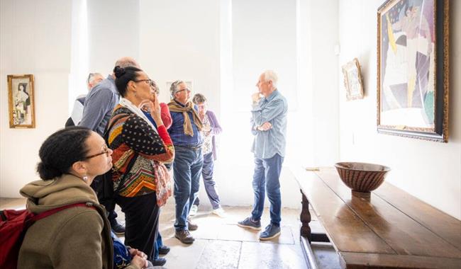 A group enjoying their tour.