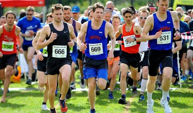 participants running on course