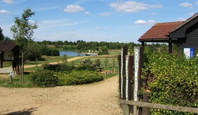 60 acres of lakes, meadow & young woodland.