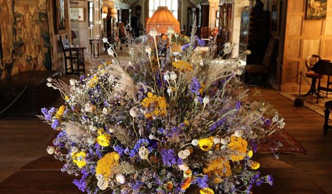 Parham House & Gardens Autumn Flower Display