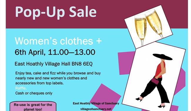 Poster for clothes sale 06.04.24