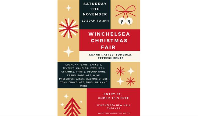 poster for winchelsea christmas fair