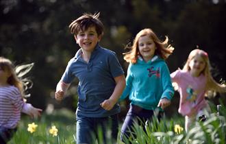 Easter egg hunt at Mottisfont