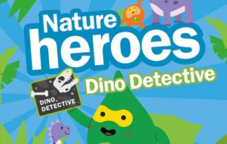 Nature Hero Sprout holds up the Dino Detective badge