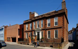 Exterior at Pallant House Gallery, Chichester. Image courtesy of Pallant House Gallery/Chris Ison
