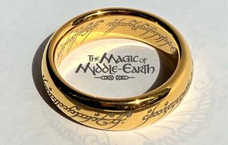 Poster for The Magic of Middle Earth at The Novium Museum