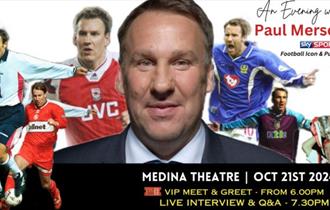 Isle of Wight things to do, Seamless Entertainment presents, An Evening with Paul Merson at Medina Theatre