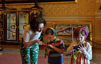 Family audio tour at Windsor Castle. Royal Collection Trust / © His Majesty King Charles III 2024.