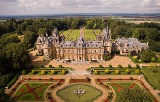 View over Waddesdon Manor