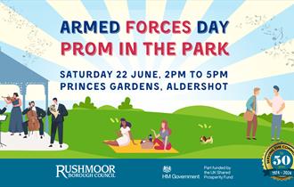 Armed Forces Day Prom in the Park, Saturday 22 June, 2pm to 5pm, Princes Gardens, Aldershot, Free