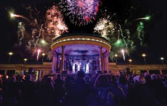 Abba Tribute act at Eastbourne Bandstand credit - Chris Parker