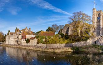 All Saints Church beside the River Medway