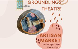 Flyer image for Groundlings Theatre's Artisan Market