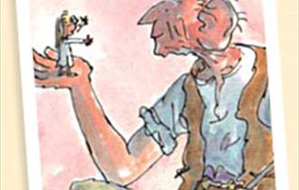 The BFG drawn by Quentin Blake