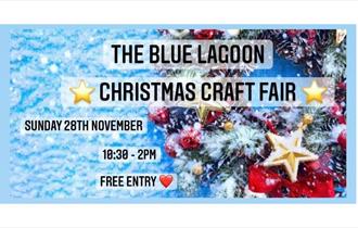 Poster image for the Christmas Craft Fair at Blue Lagoon