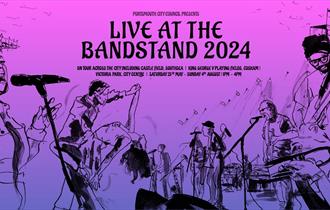 Live at the Bandstand 2024 poster
