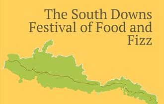 The South Downs Festival of Food & Fizz map