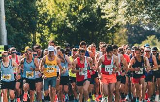 Runners at Lydd HM & 20 Mile