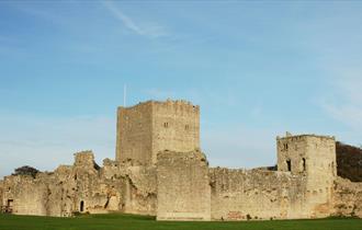 View of Portchester Castle