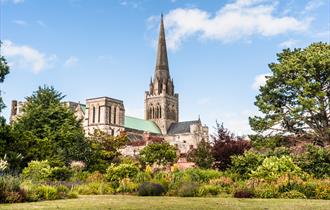 Image looking over the historic Chichester Cathedral, West Sussex