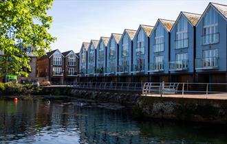 Free laser show at Chichester Canal Basin