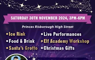 Christmas Lights Switch On Poster